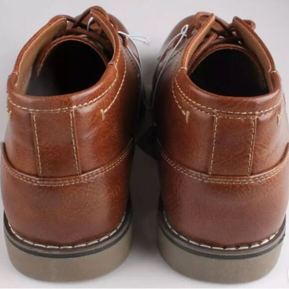 ?️ Steve Madden P-Symin Dress & Comfort Short Chukka Boot Cognac Brown NIB 11 ? main image 5